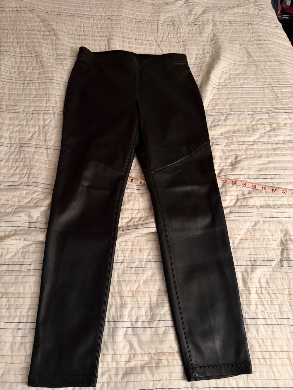Free People Black Faux Leather pants